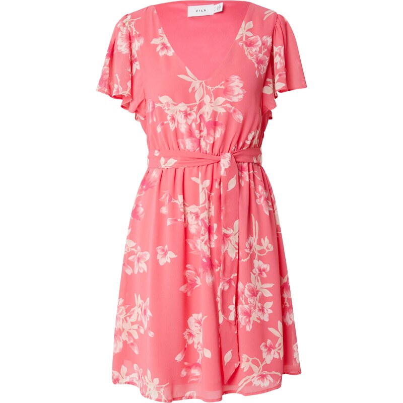 VILA Obleka 'MICADA' roza / malina / pastelno roza
