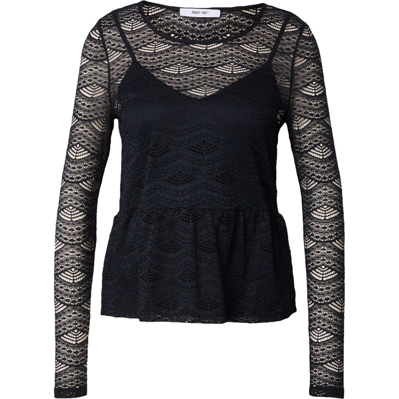 ABOUT YOU Majica 'Mariel' črna