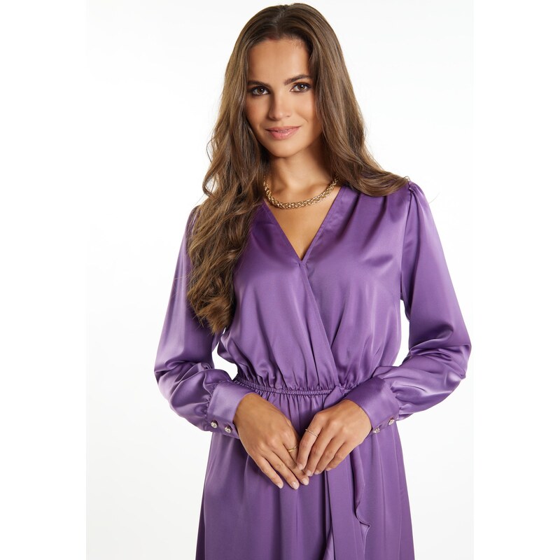 faina Koktejl obleka lila