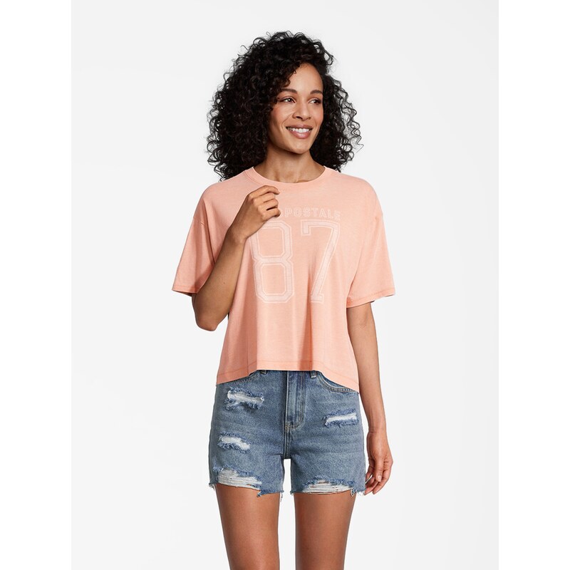 AÉROPOSTALE Majica oranžna / pastelno oranžna