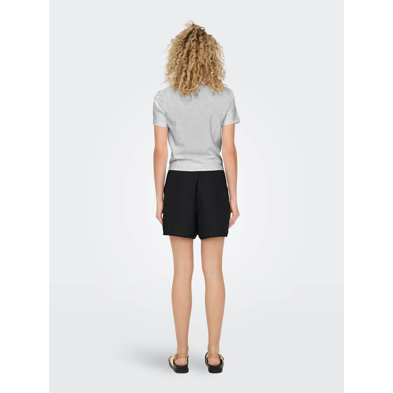 ONLY Majica 'ONLKITA' pegasto siva / staro roza