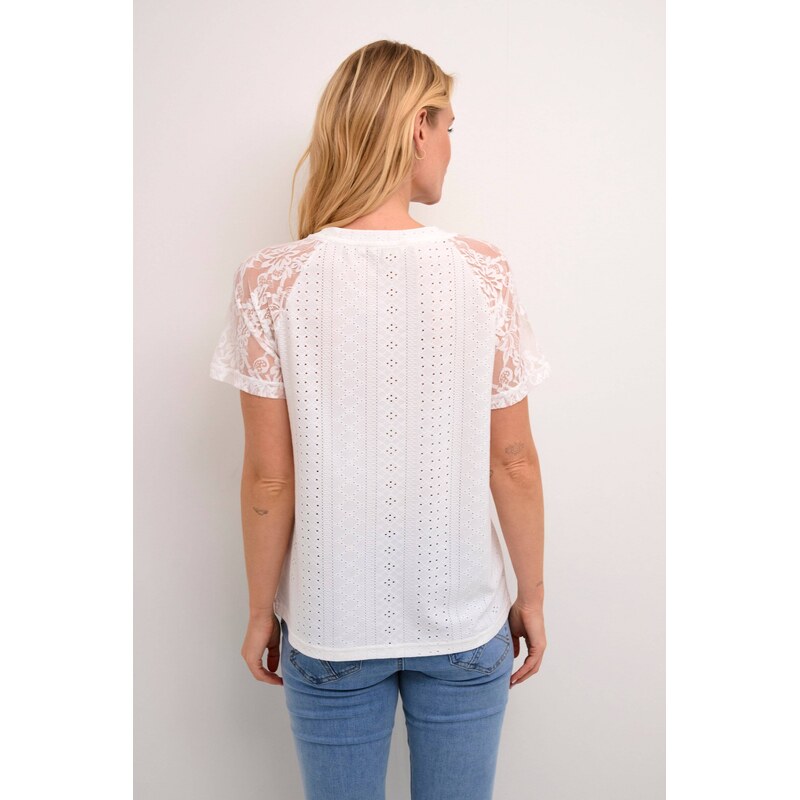 Cream Majica 'Lone' bela