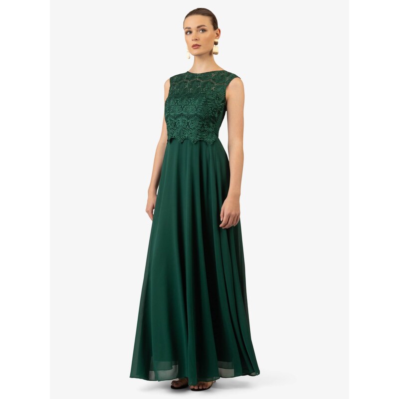 Kraimod Večerna obleka temno zelena