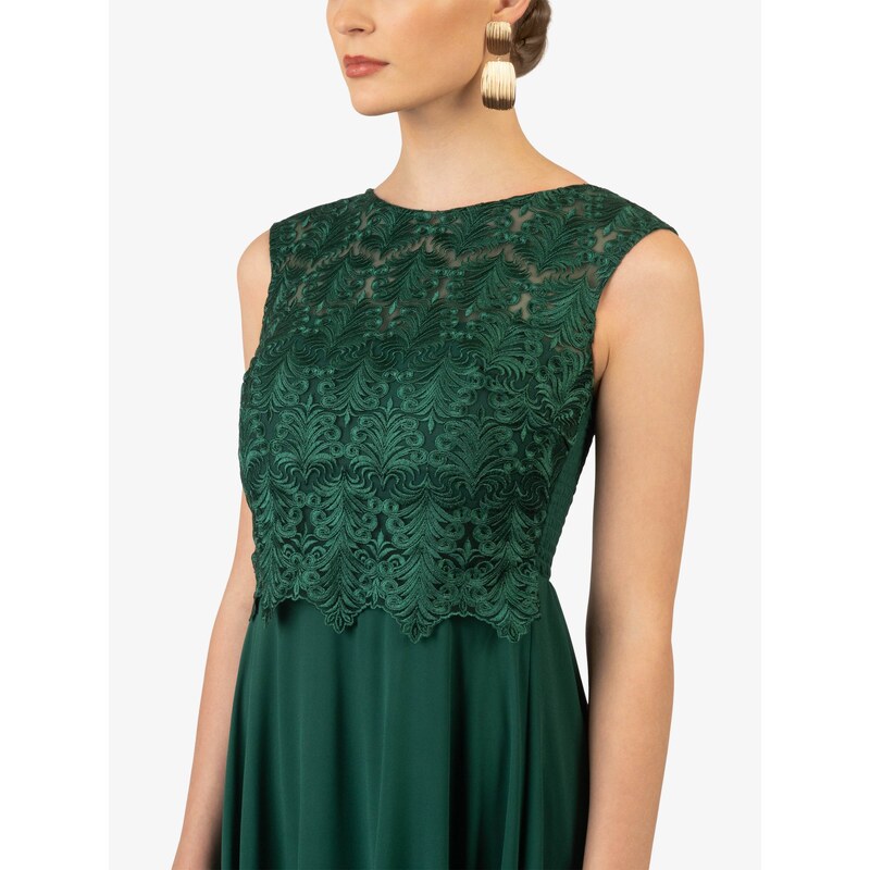 Kraimod Večerna obleka temno zelena