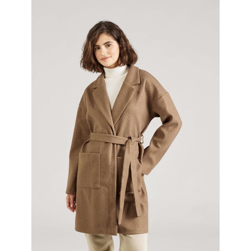 PIECES Prehoden plašč pikčasto rjava