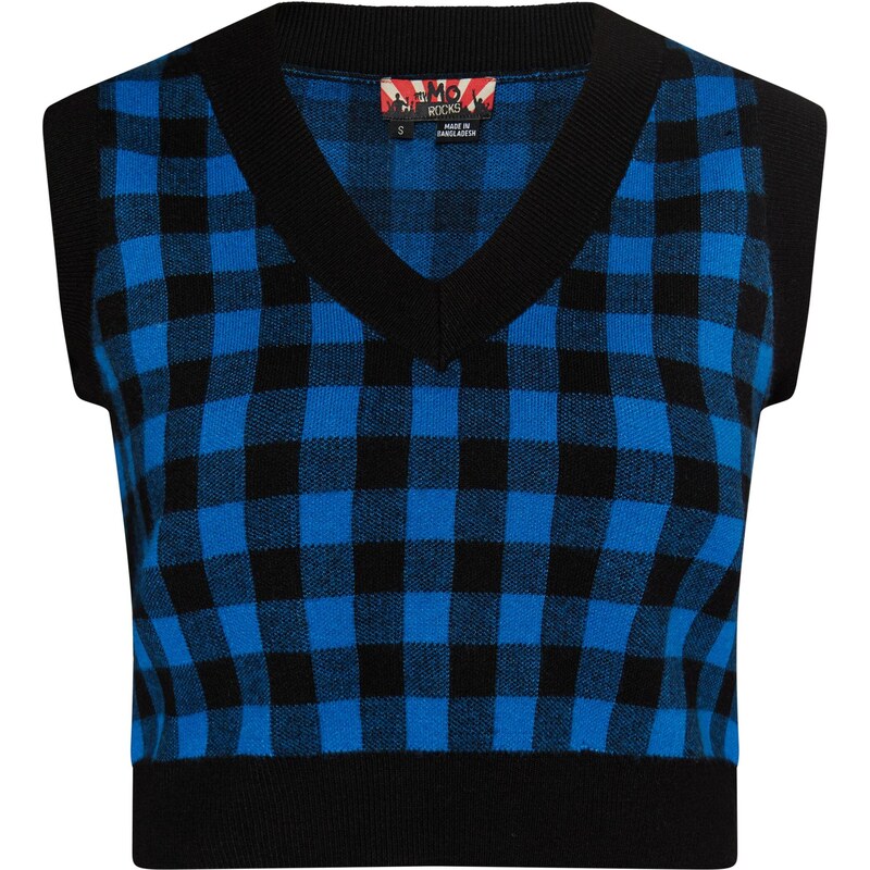 myMo ROCKS Pulover modra / črna