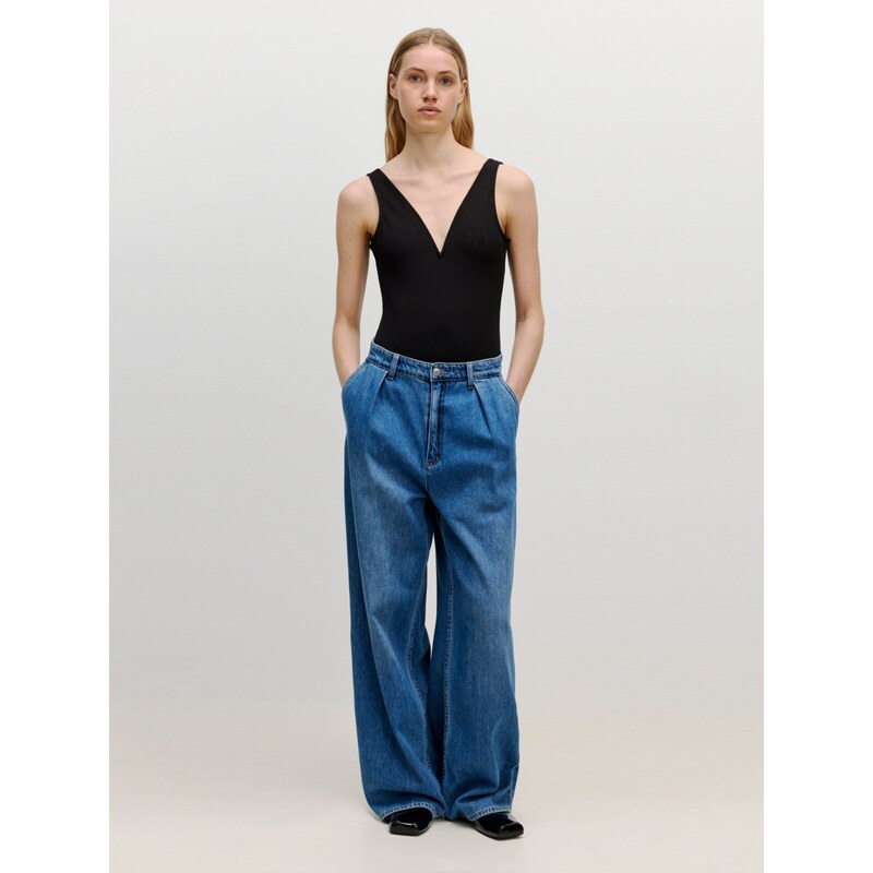 EDITED Bodi majica 'Daliah' črna