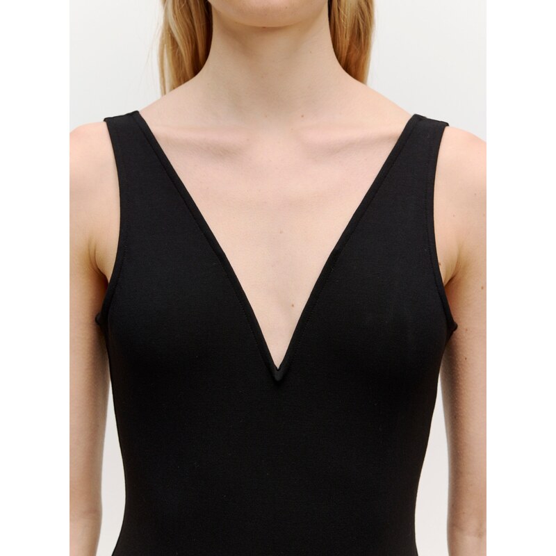 EDITED Bodi majica 'Daliah' črna