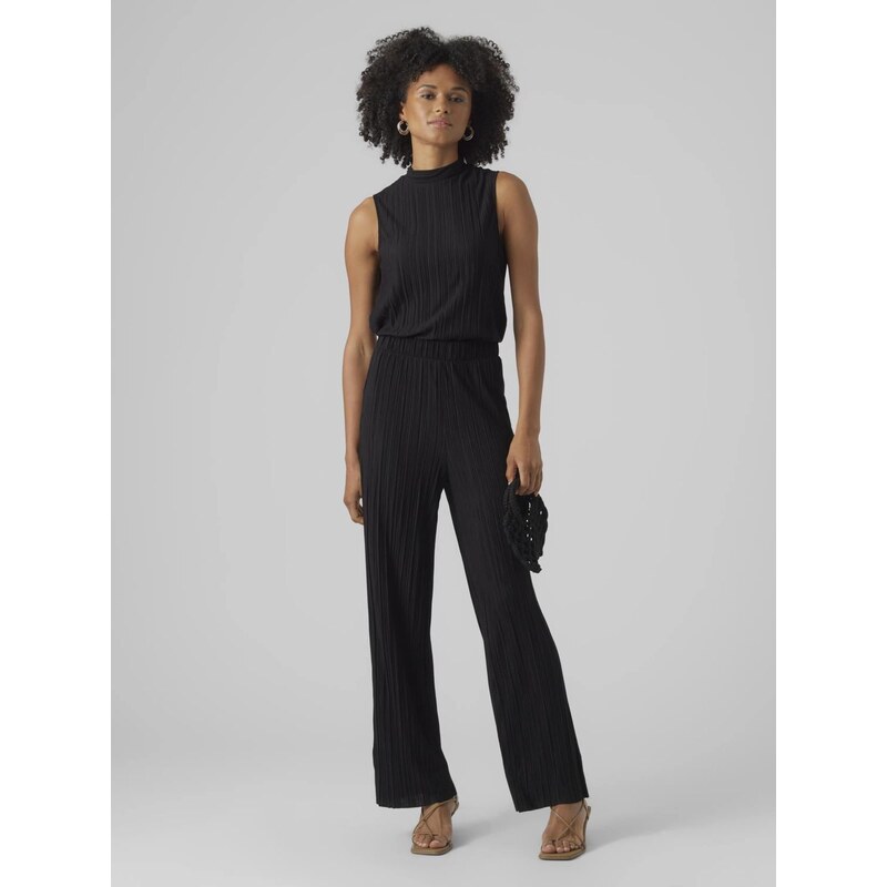 VERO MODA Hlače črna