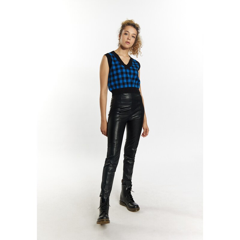 myMo ROCKS Pulover modra / črna