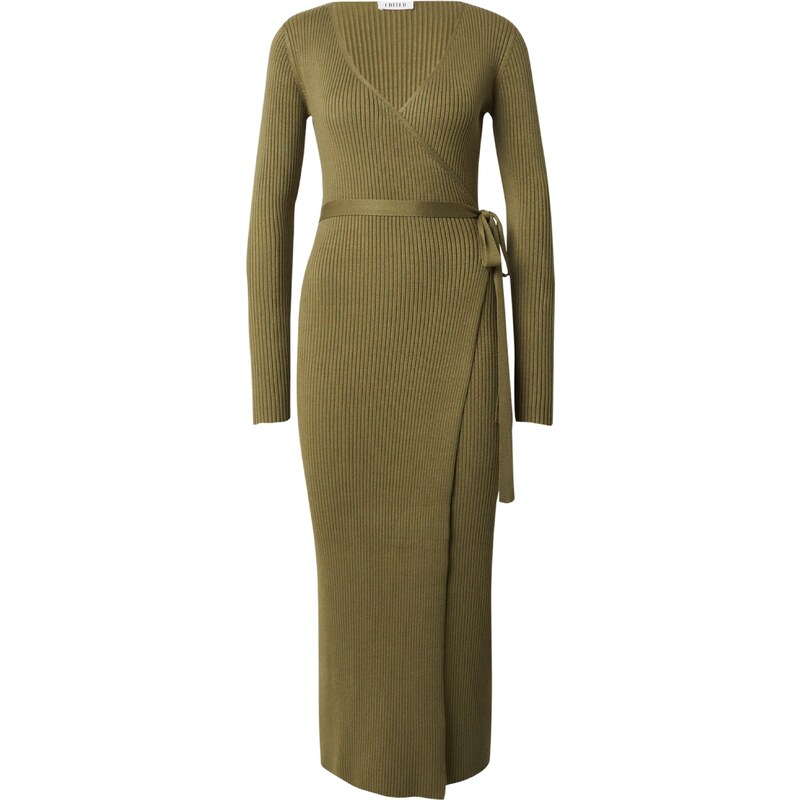 EDITED Pletena obleka 'Mailien' zelena