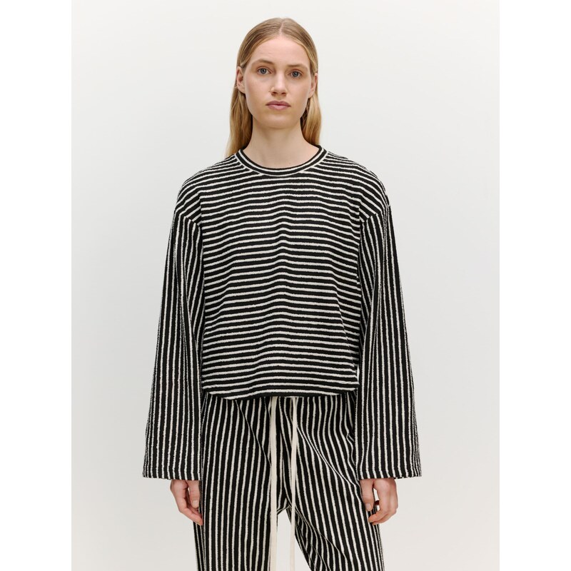 EDITED Majica 'Kassandra' črna / bela