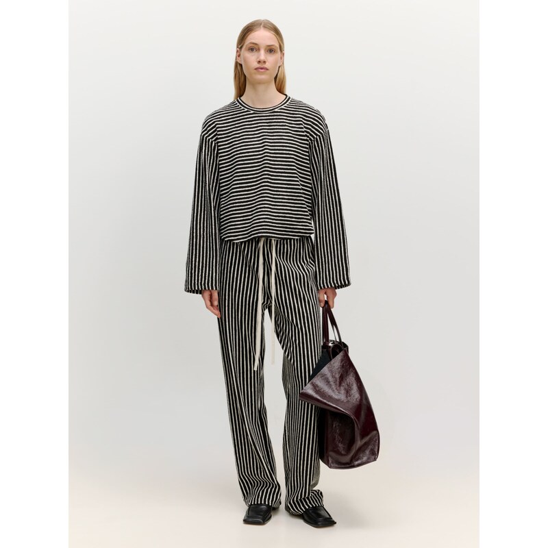 EDITED Majica 'Kassandra' črna / bela