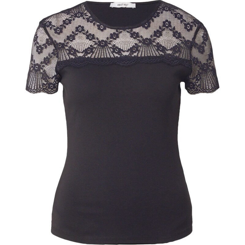 ABOUT YOU Majica 'Auguste' črna