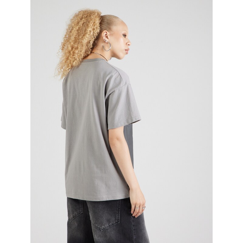 SHYX Majica siva / grafit / rdeča