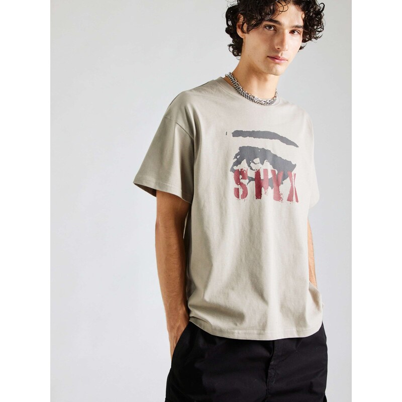 SHYX Majica temno siva / antracit / merlot