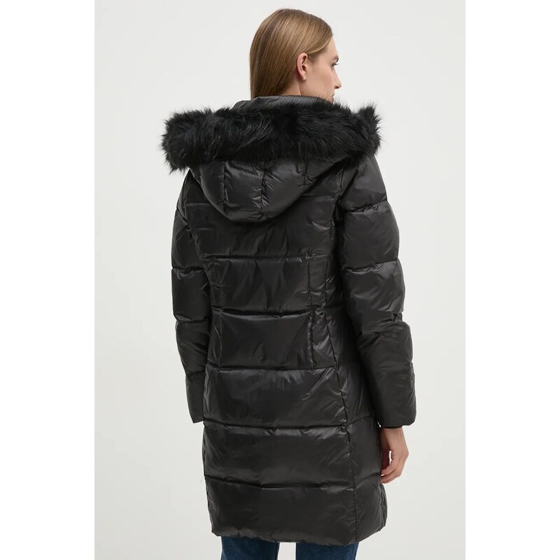 Puhovka Calvin Klein ženska, črna barva, K20K207734