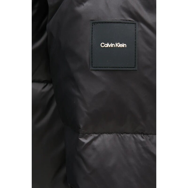 Puhovka Calvin Klein ženska, črna barva, K20K207734