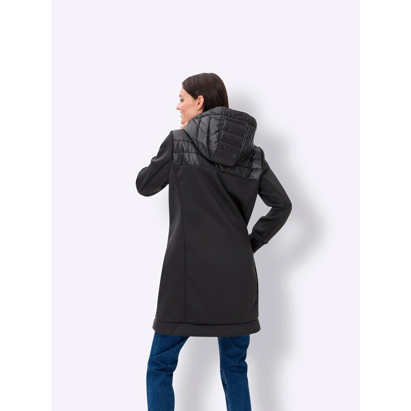 heine Prehoden plašč črna