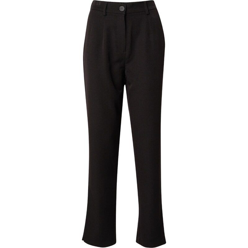 PIECES Hlače z naborki 'Kamil' črna