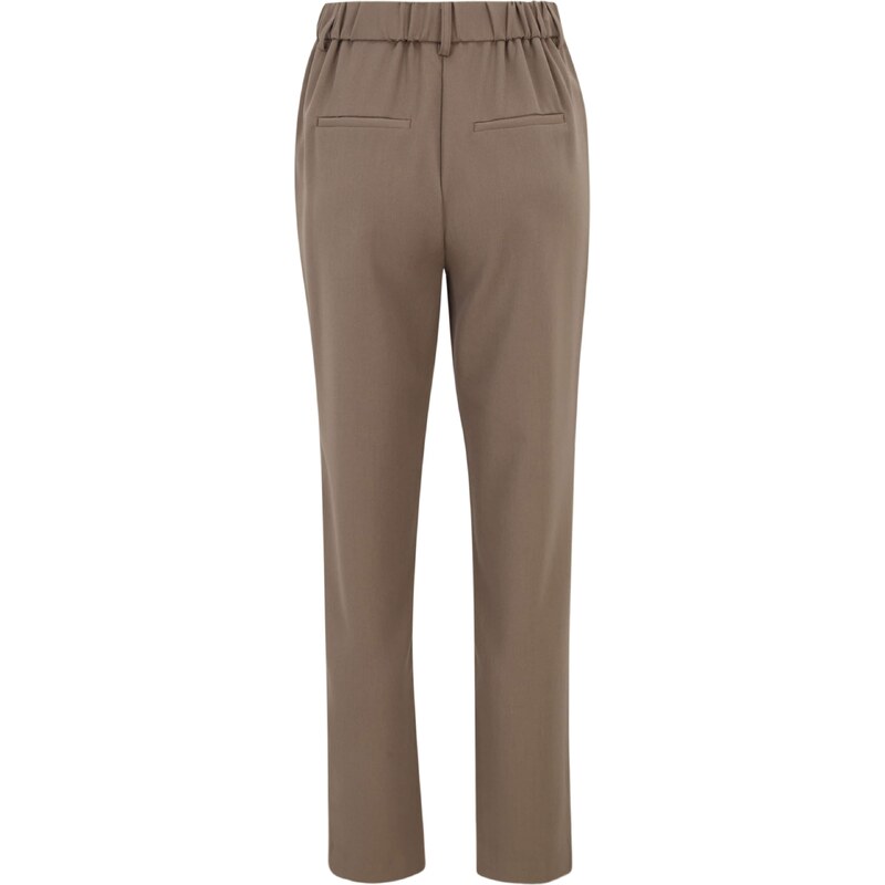 PIECES Hlače z naborki 'PCKamil' mokka