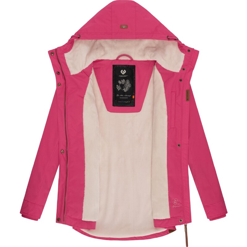 Ragwear Zimska jakna 'Monade' roza
