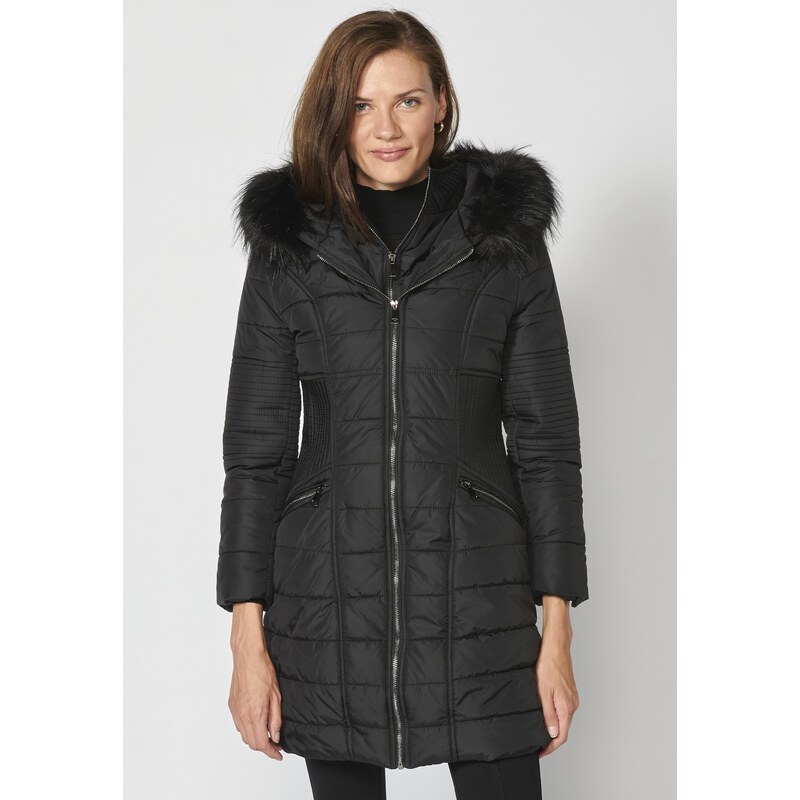 KOROSHI Zimska jakna črna