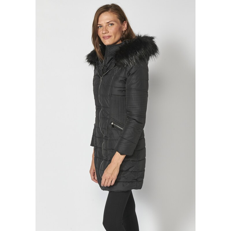 KOROSHI Zimska jakna črna
