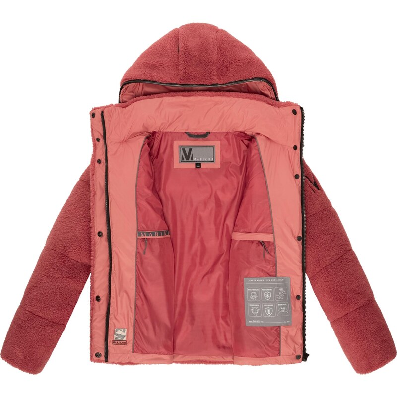 MARIKOO Prehodna jakna 'Kaguraa 16' breskev / rdeča