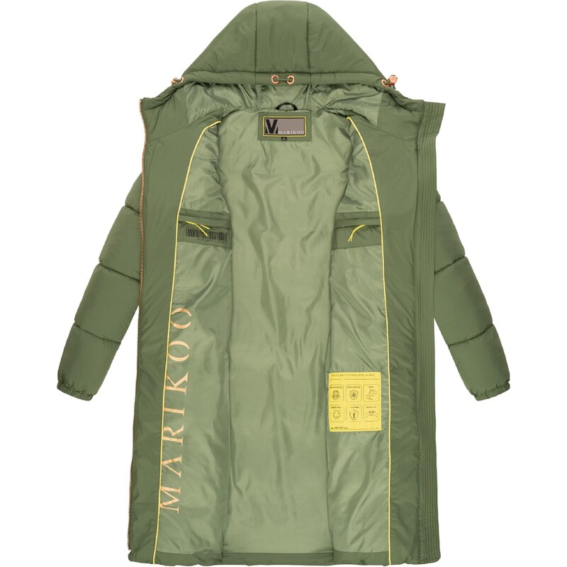 MARIKOO Zimski plašč kivi