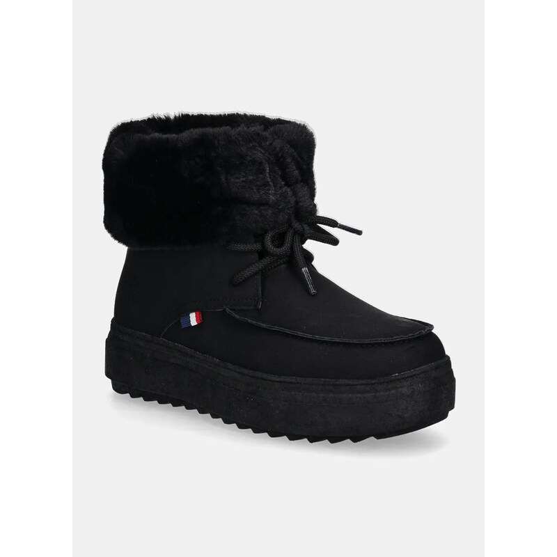 Snežke U.S. Polo Assn. ICY črna barva, ICY001W/DHF1