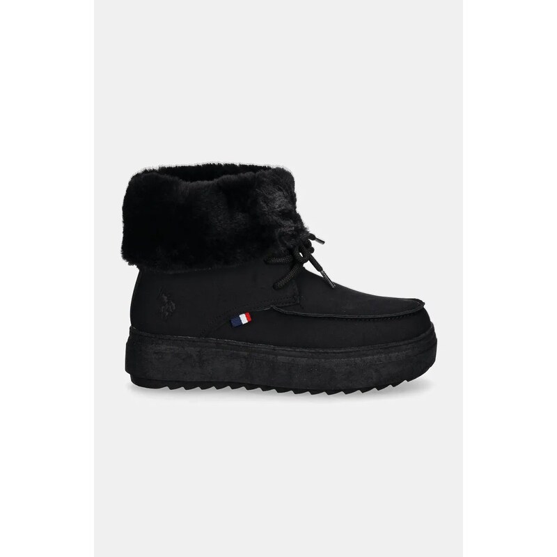 Snežke U.S. Polo Assn. ICY črna barva, ICY001W/DHF1