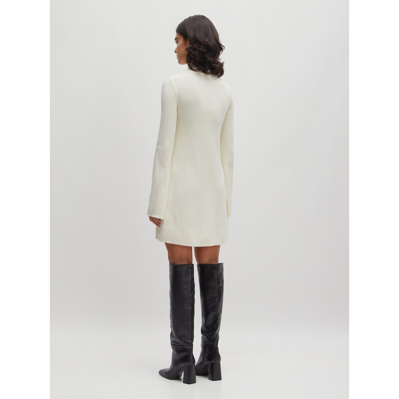 EDITED Pletena obleka 'Dunia' ecru