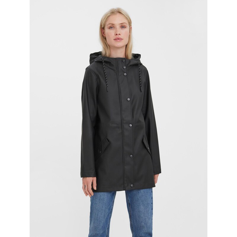 Vero Moda Petite Prehodna jakna 'VMMalou' črna