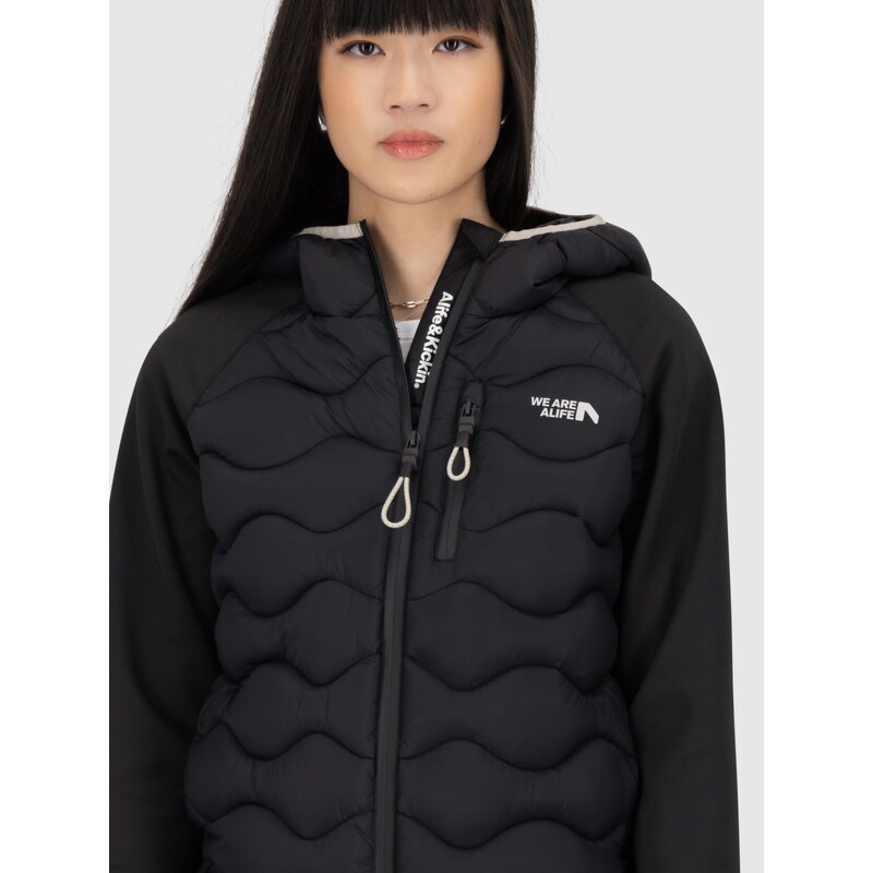 alife & kickin Prehodna jakna 'ArwenAK' črna / off-bela