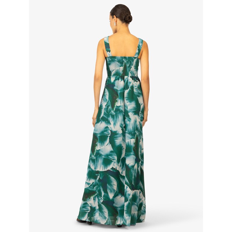 Kraimod Večerna obleka smaragd / temno zelena / bela