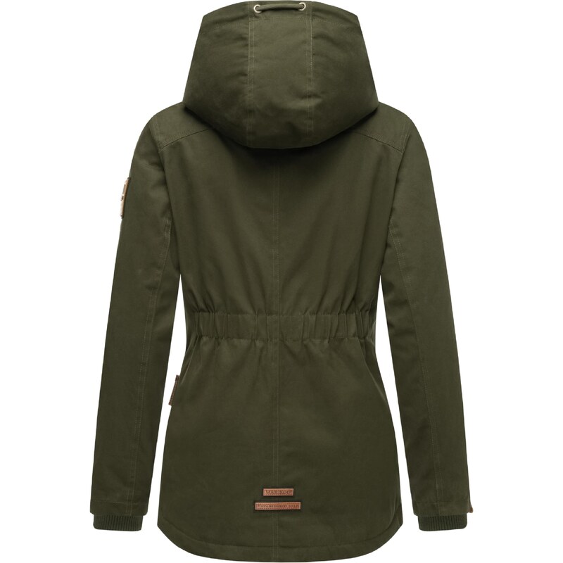 MARIKOO Zimska jakna 'Bikoo' umbra / temno zelena