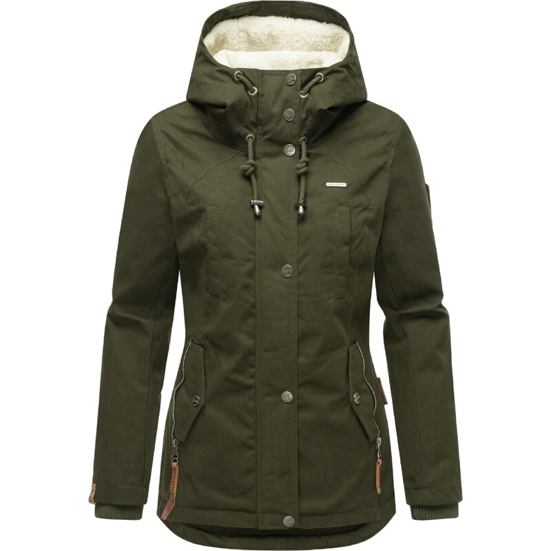 MARIKOO Zimska jakna 'Bikoo' umbra / temno zelena