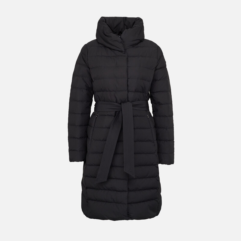 Women's Black Quilted Jacket Geox Catria - Women's