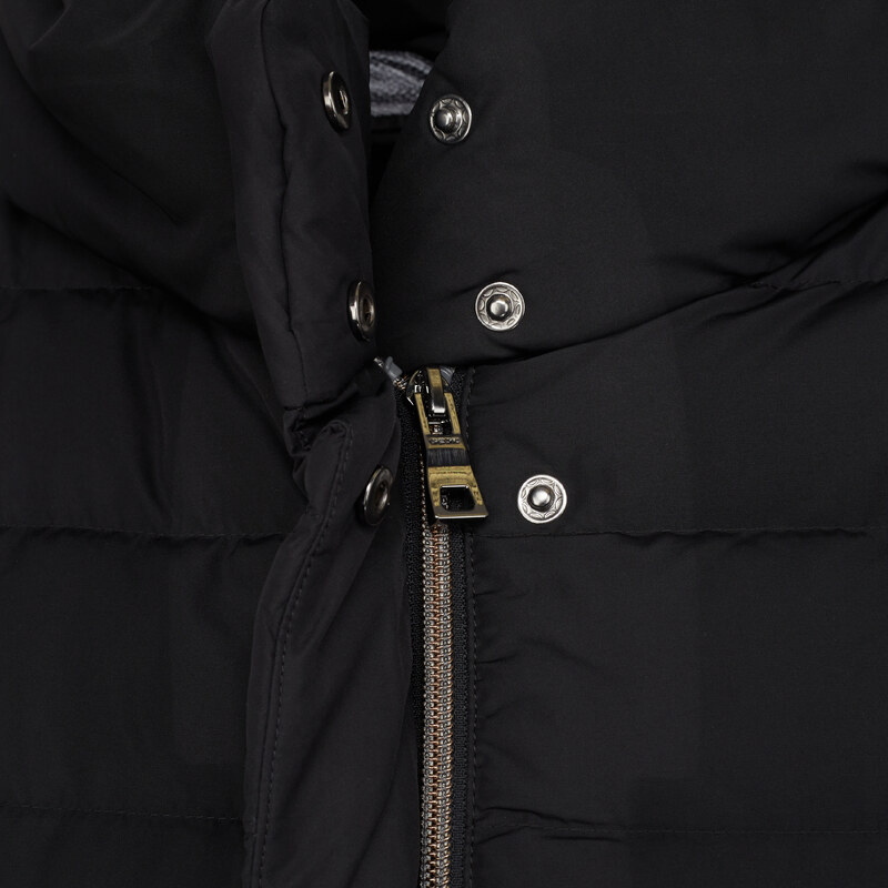 Women's Black Quilted Jacket Geox Catria - Women's