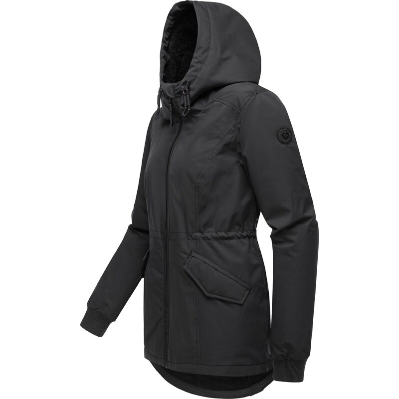 Ragwear Funkcionalna jakna 'Dowey Warm Rain' črna