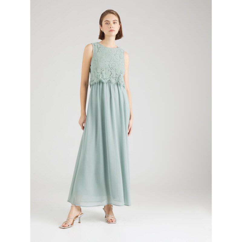 VILA Večerna obleka 'VIMilina' pastelno zelena