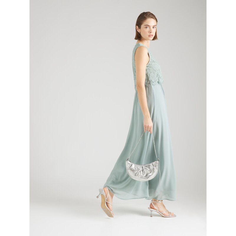 VILA Večerna obleka 'VIMilina' pastelno zelena