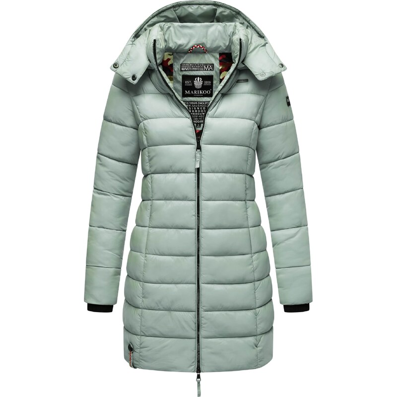 MARIKOO Zimski plašč 'Abendsternchen' svetlo zelena