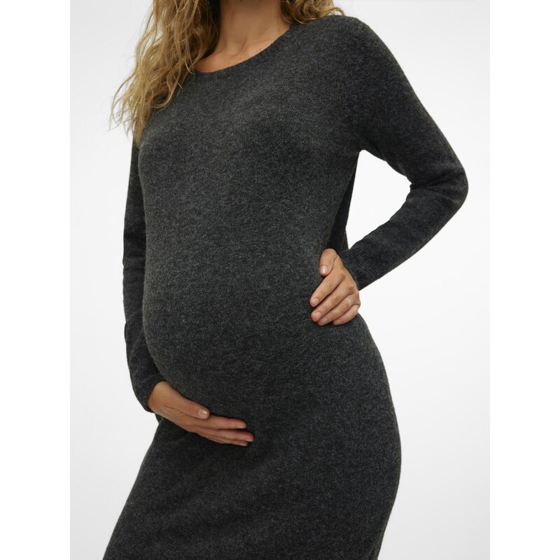 Vero Moda Maternity Pletena obleka 'VMMDoffy' črna