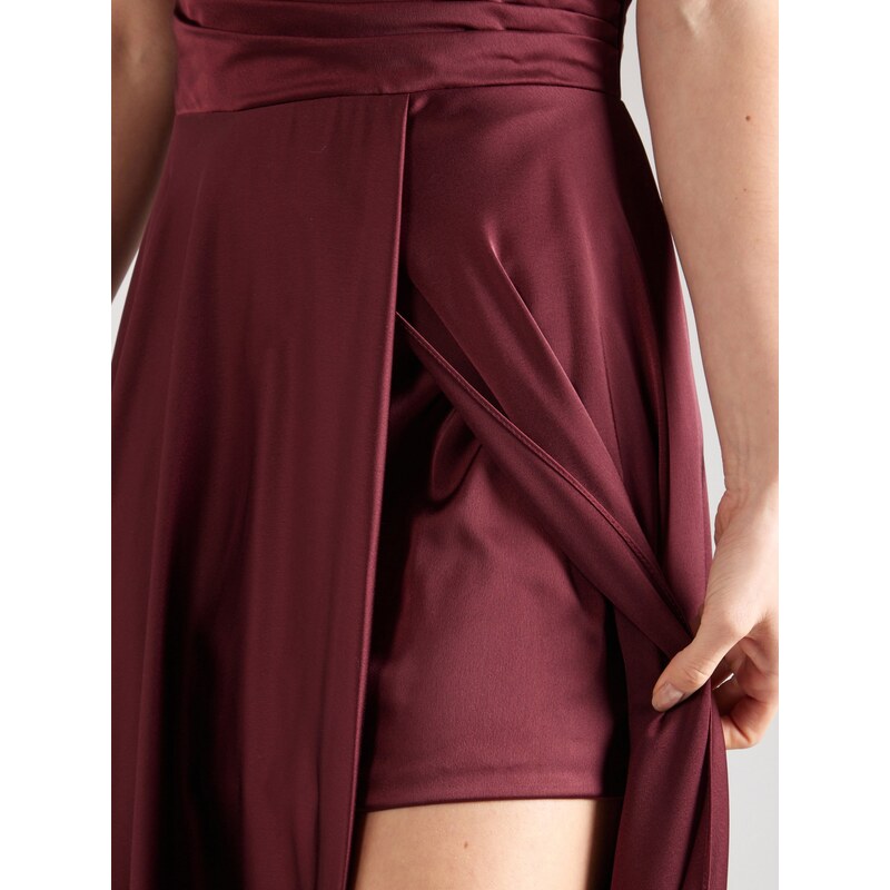 mascara Večerna obleka burgund