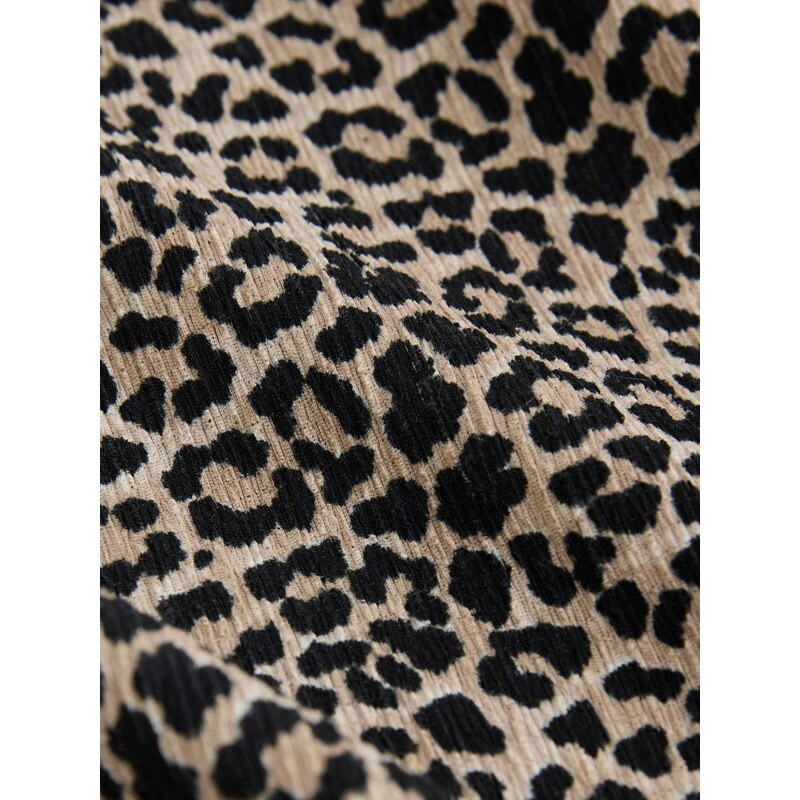 Next Hlače progasto bež / pikčasto rjava