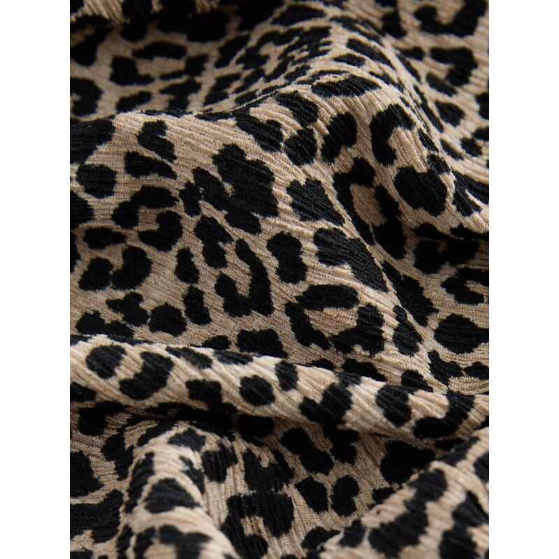 Next Hlače progasto bež / pikčasto rjava