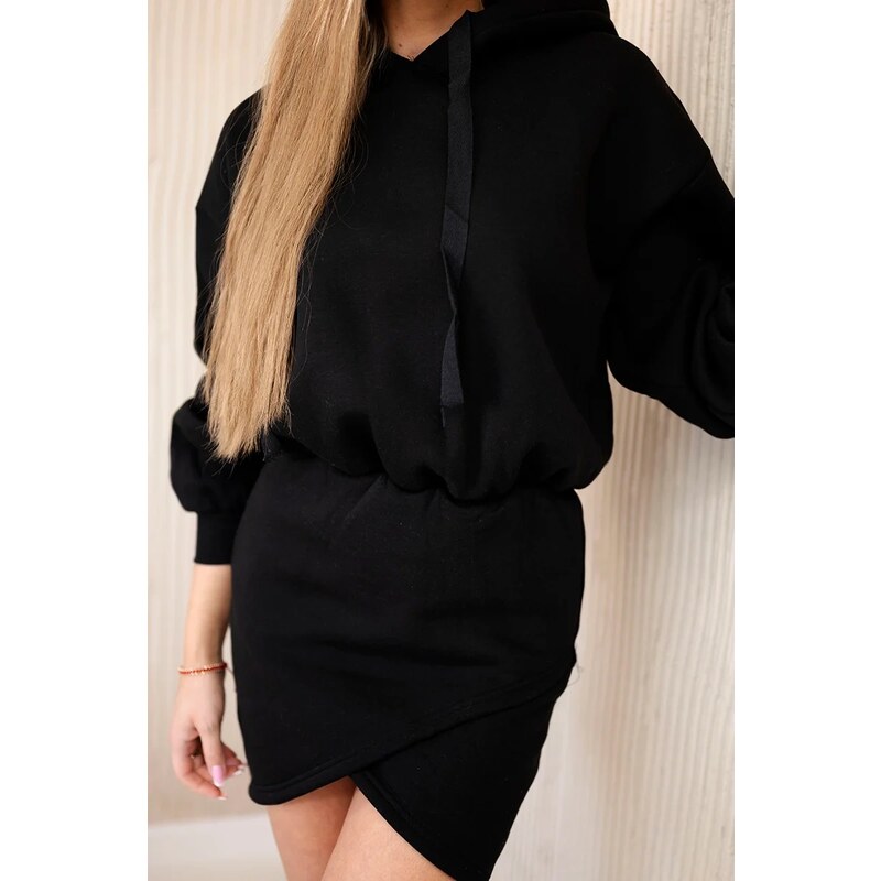 Kesi Insulated dress with a clutch bottom black