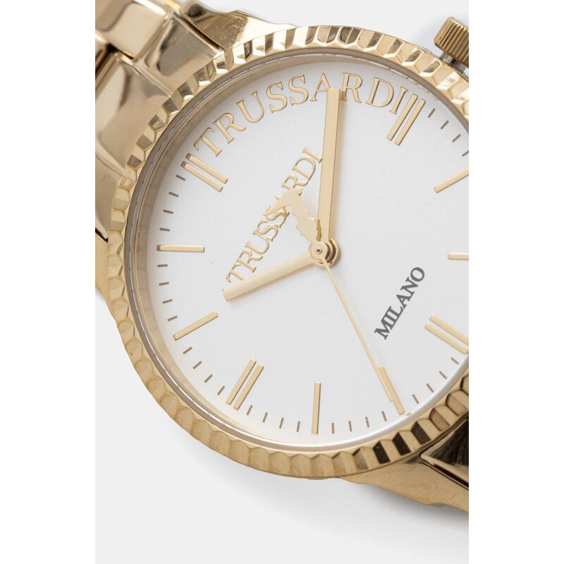 Ura Trussardi T-BENT ženska, zlata barva, R2453144504
